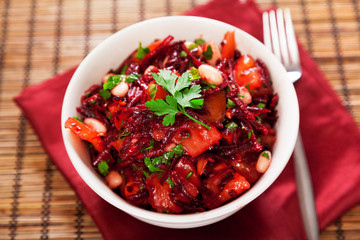 Tomato and beetroot salad