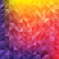 Abstract polygonal seamless background set.