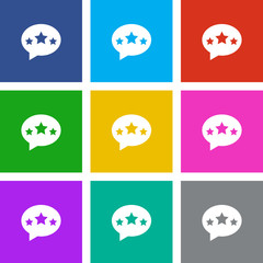Obraz premium App Icon Metro Style - 9 Colors