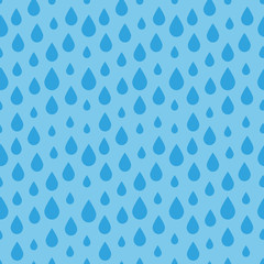 Seamless water drop pattern.