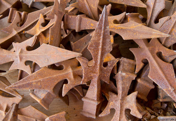 Rusted Metal Tridents