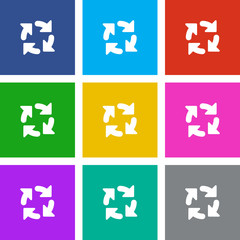 Obraz premium App Icon Metro Style - 9 Colors