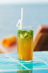 Mojito Cocktail at the pool