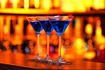 Cocktails Collection - Blue Martini