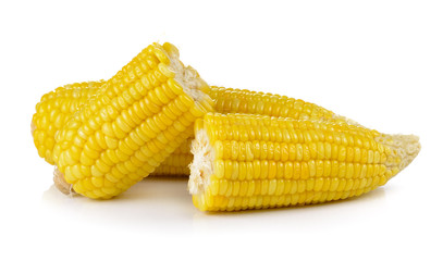 corn on white background