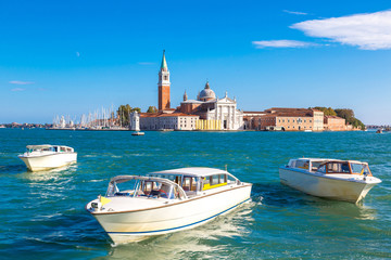 Plakat San Giorgio island in Venice, Italy