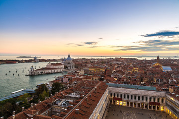 Aerial view of Venice