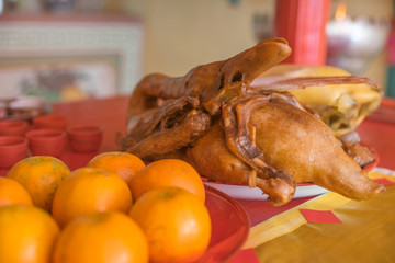 Food for religious worship.