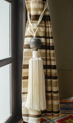 Curtain with tassel Morocco style