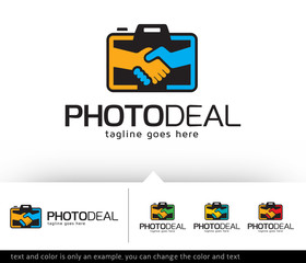Photo Deal Logo Template Design Vector