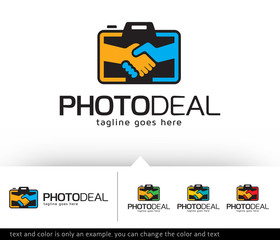 Photo Deal Logo Template Design Vector