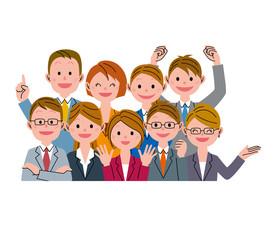 ビジネスマン　男女