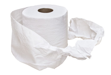 Tissue isolate on background