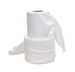 Tissue isolate on background