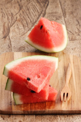 Watermelon, Slices of fresh watermelon