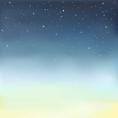 Obraz na płótnie Canvas Vector illustration of a starry sky.