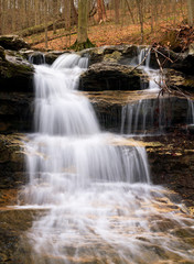 Fototapeta na wymiar Cagle's Mill Dam Waterfall, Indiana