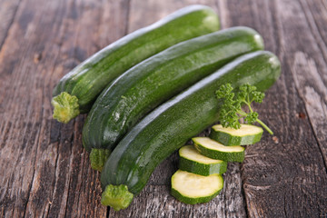 raw zucchini