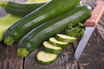 raw zucchini