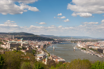 Naklejka na ściany i meble Budapest cityscape