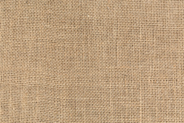 Fototapeta na wymiar Natural sack texture brown canvas fabric design