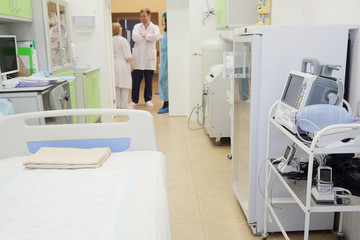 Interior of a hospital