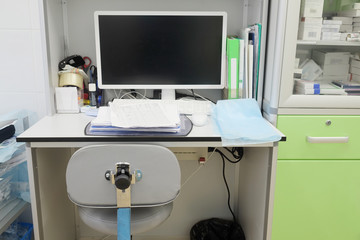 Fototapeta na wymiar Interior of a doctor's office