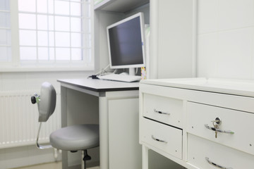 Interior of a doctor's office