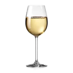 Fotobehang Witte wijnglas © Mariyana M