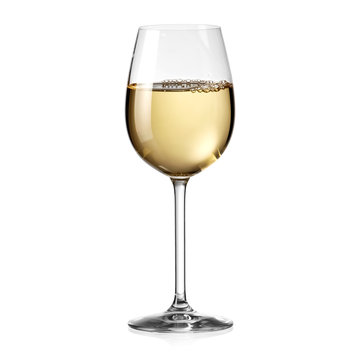 Naklejki White wine glass