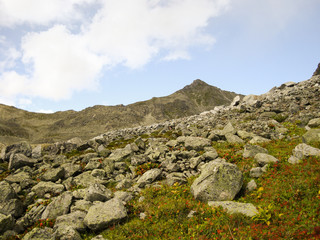 The valley in mountains