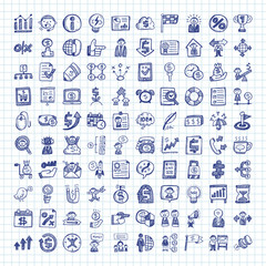 doodle business icon