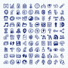 Doodle Web Icons