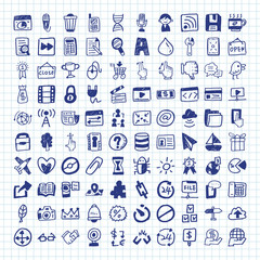 Doodle Web Icons
