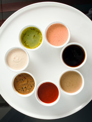 different sauces