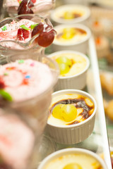 Buffet - a series of restaurant food photo images