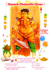 Ganesh Chaturthi event competition banner