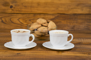 Two cups of coffee