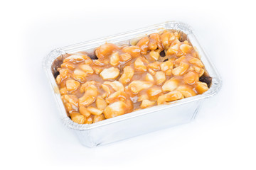 chocolate-cake in the package silver
