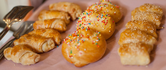 Buffet - a series of restaurant food photo images