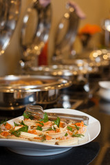 Buffet - a series of restaurant food photo images