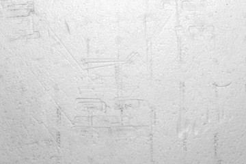 White foam box texture for use paper pattern background