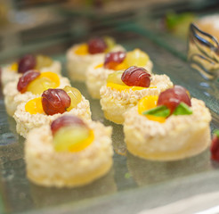 Buffet - a series of restaurant food photo images