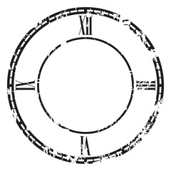 Vector vintage clock