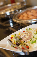 Buffet - a series of restaurant food photo images