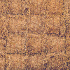 Stacked Hay Bales Background