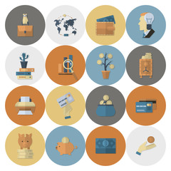 Business and Finance Icon Set