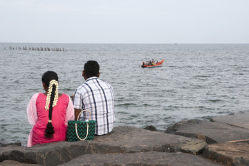 Couple, Pondichéry