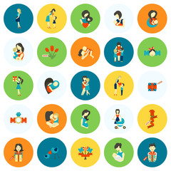 Happy Mothers Day Icons