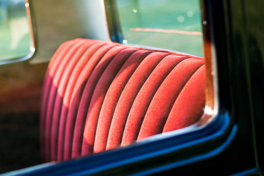 Vintage Car Detail - Rear Seat